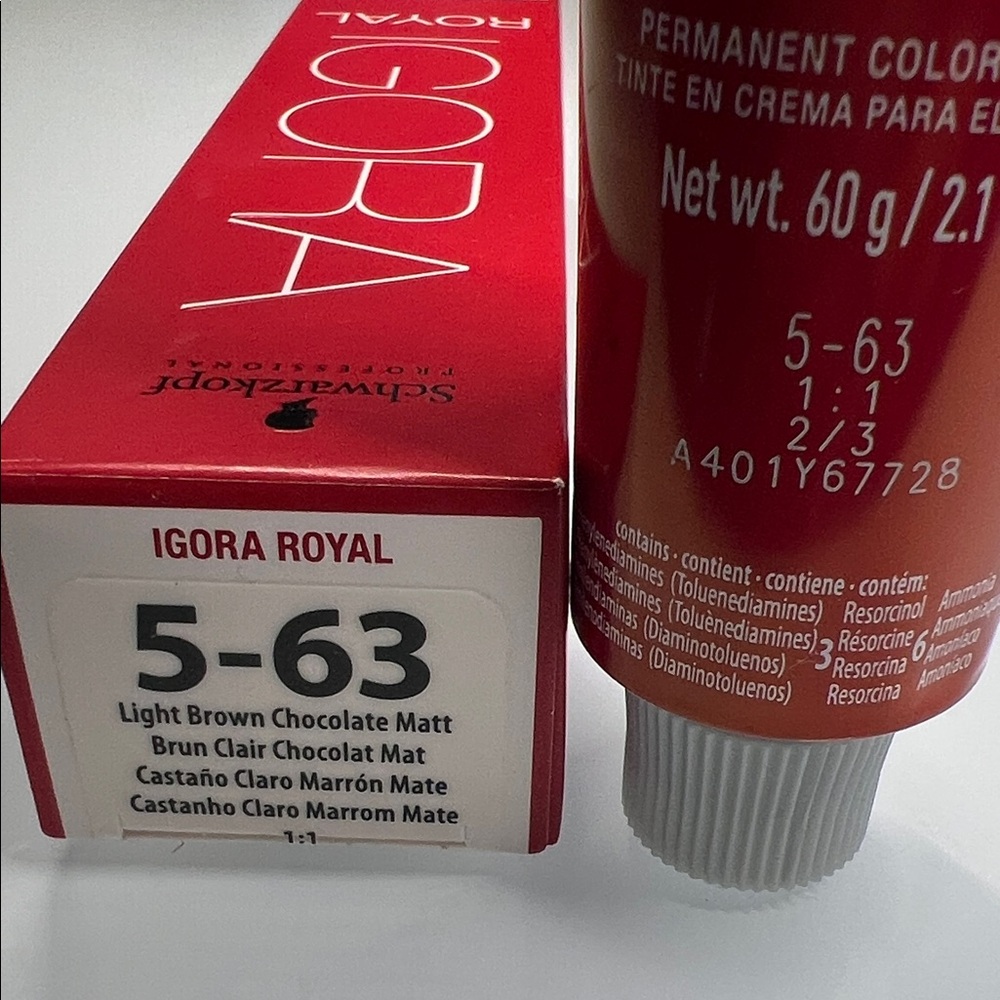 Schwarzkopf Igora permanent Royal Hair Color 5-63